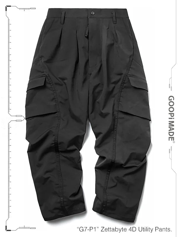【GOOPiMADE】“G7-P1“ Zettabyte 4D Utility Pants SHADOW