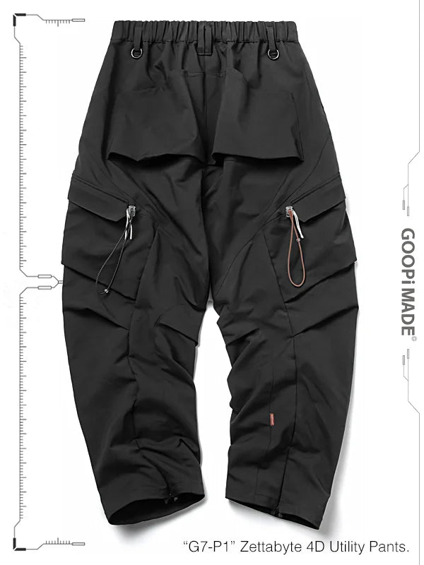 【GOOPiMADE】“G7-P1“ Zettabyte 4D Utility Pants SHADOW