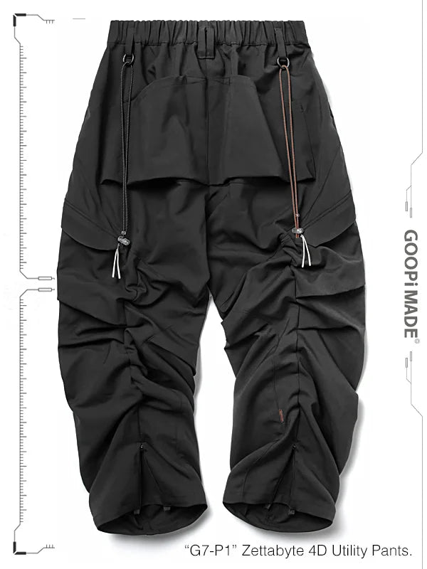 【GOOPiMADE】“G7-P1“ Zettabyte 4D Utility Pants SHADOW