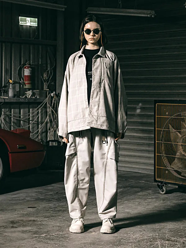 【GOOPiMADE】“G7-P1“ Zettabyte 4D Utility Pants BONE