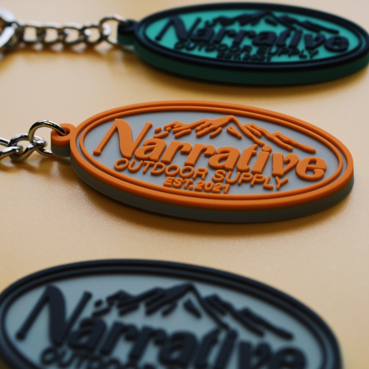 NARRATIVE OUTDOOR SUPPLY ラバーキーホルダー