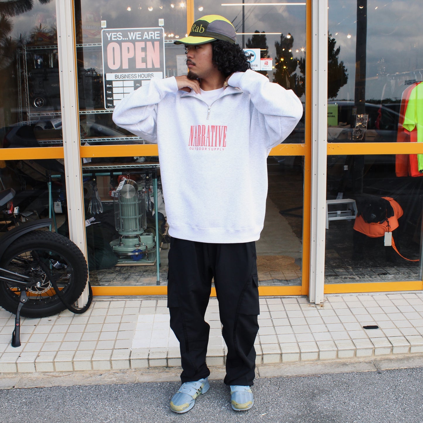 Narrative Original Half Zip Sweat (10oz) ハーフジップスウェット
