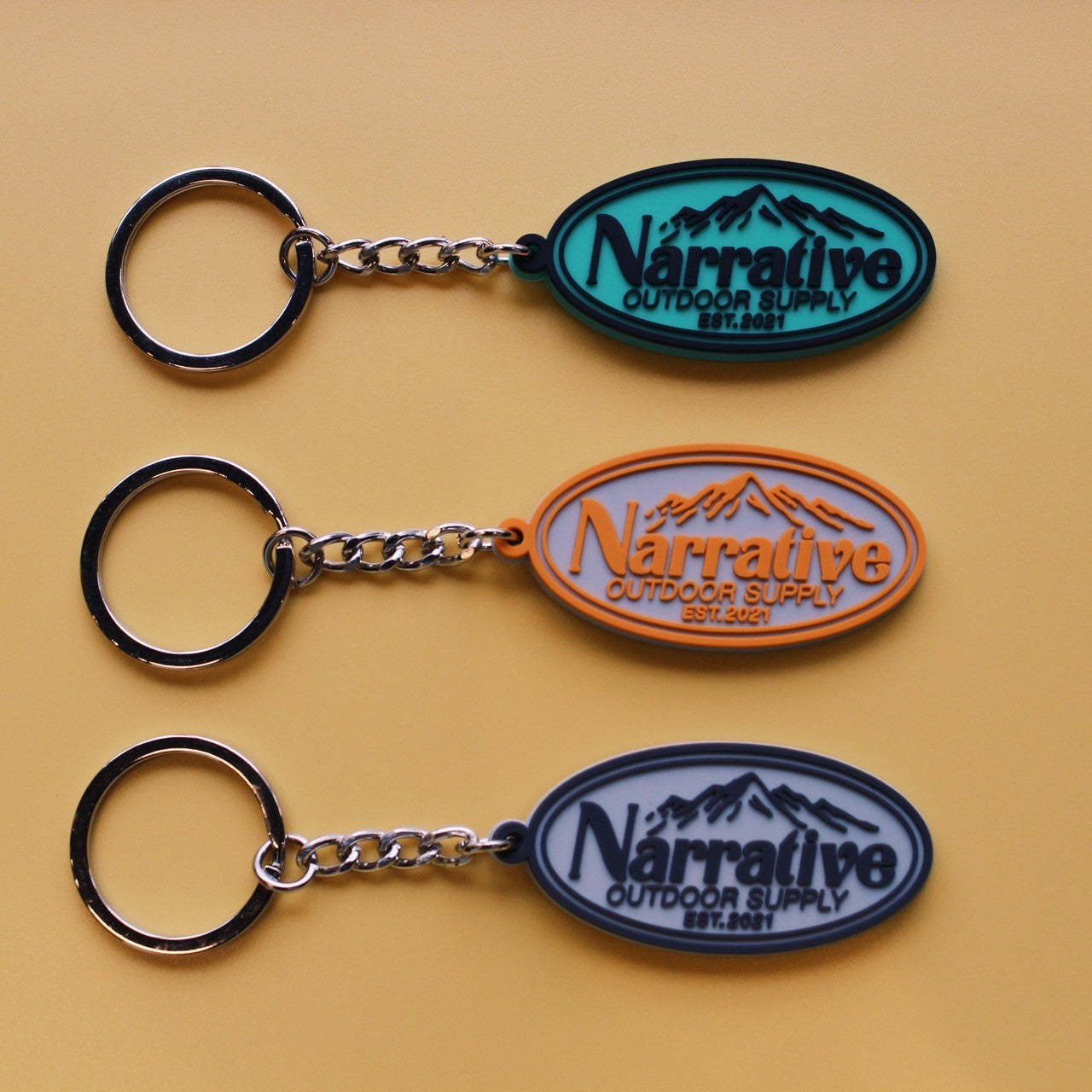 NARRATIVE OUTDOOR SUPPLY ラバーキーホルダー