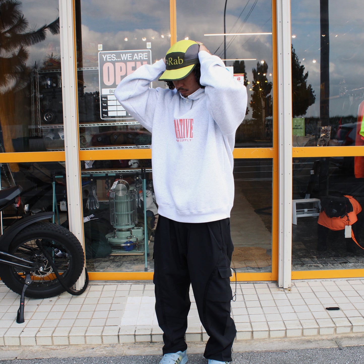 Narrative Original Half Zip Sweat (10oz) ハーフジップスウェット