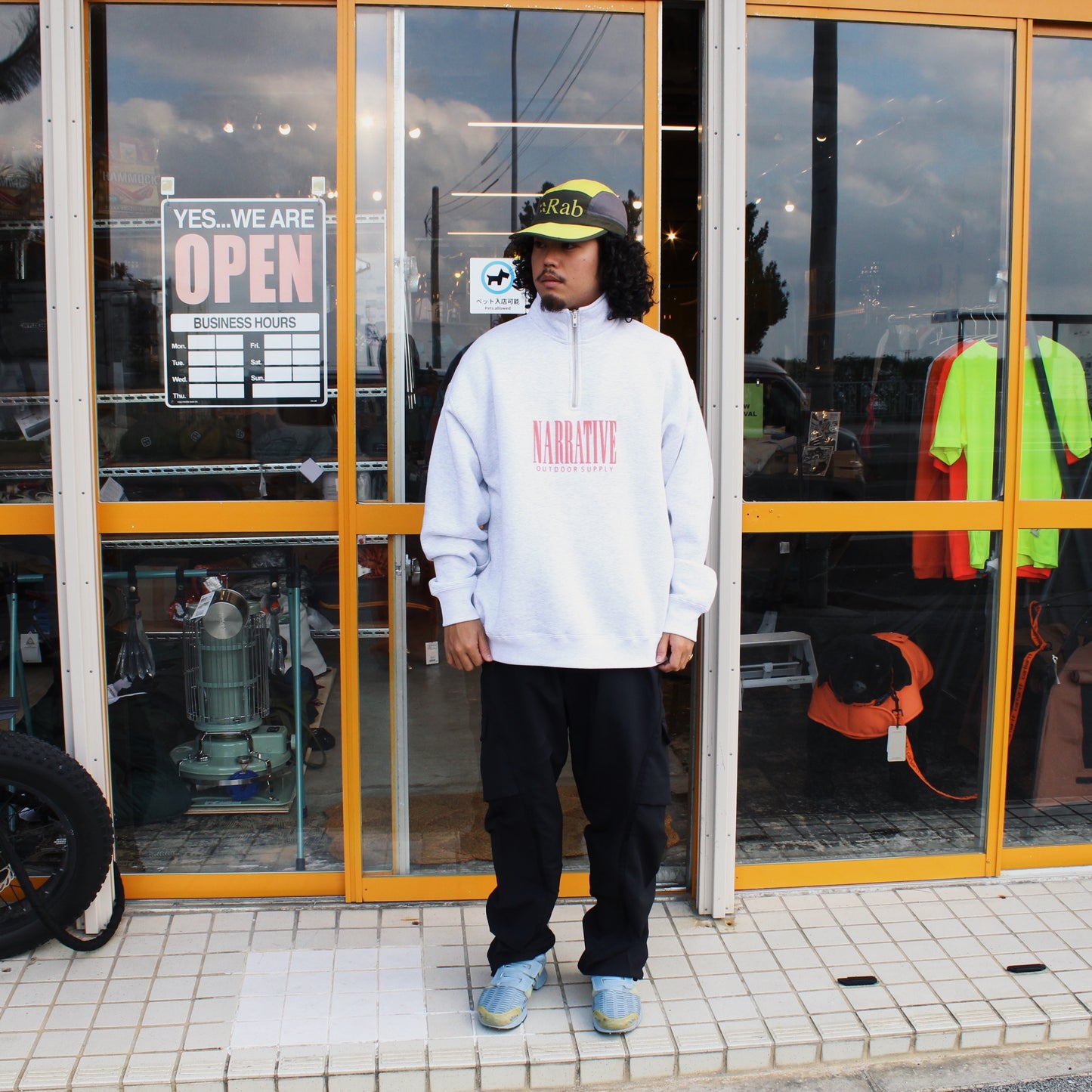 Narrative Original Half Zip Sweat (10oz) ハーフジップスウェット