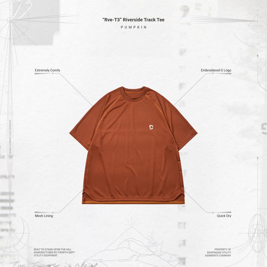 GOOPiMADE “Rve-T3“ Riverside Track Tee