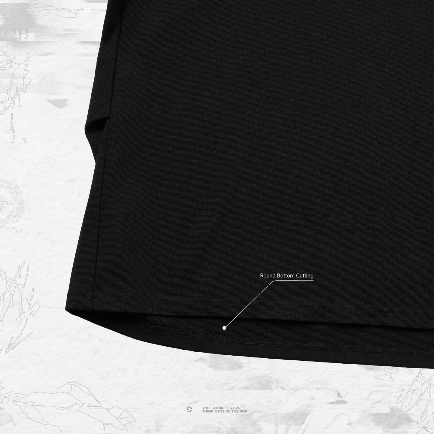 【GOOPiMADE】“G_model-03“ Just a Normal L/S Tee Black
