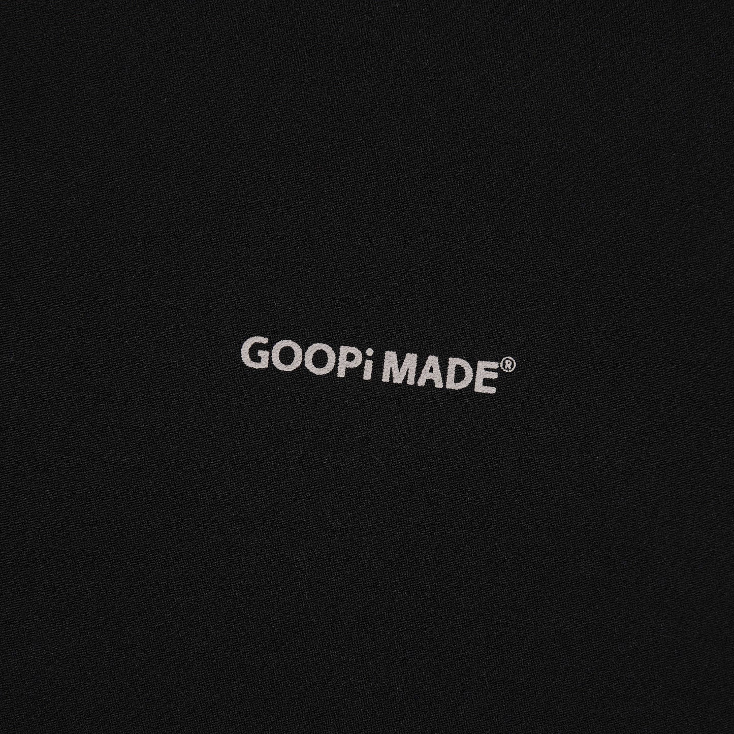 【GOOPiMADE x master-piece 】“MEquip-L1” Torqued 3D Cable LS Crewneck BLACK