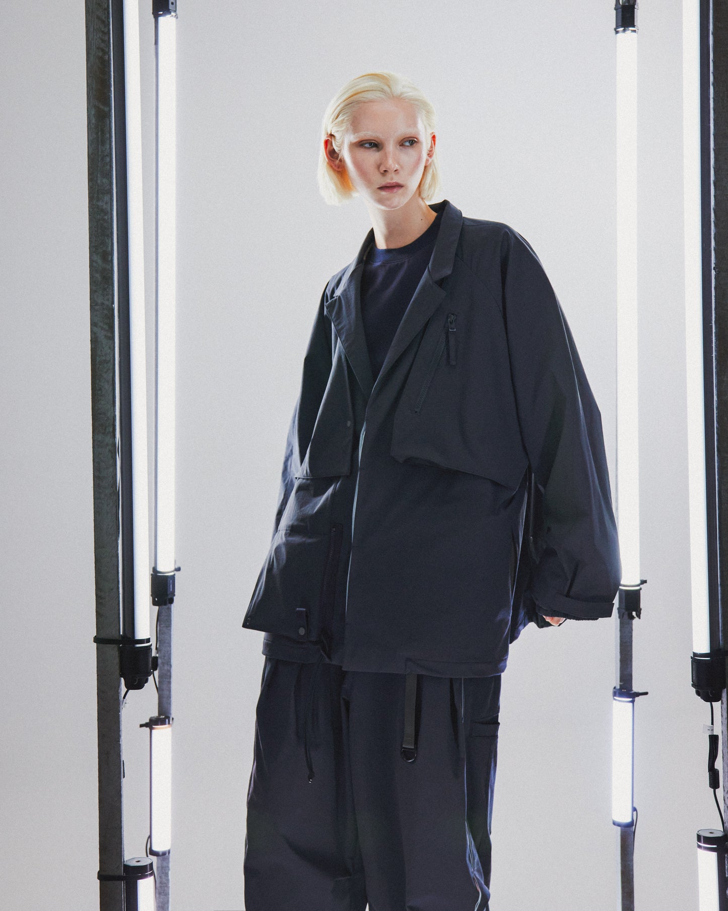 【GOOPiMADE x master-piece 】“MEquip-B5“ Multi-Pocket Utility Suit MARINE