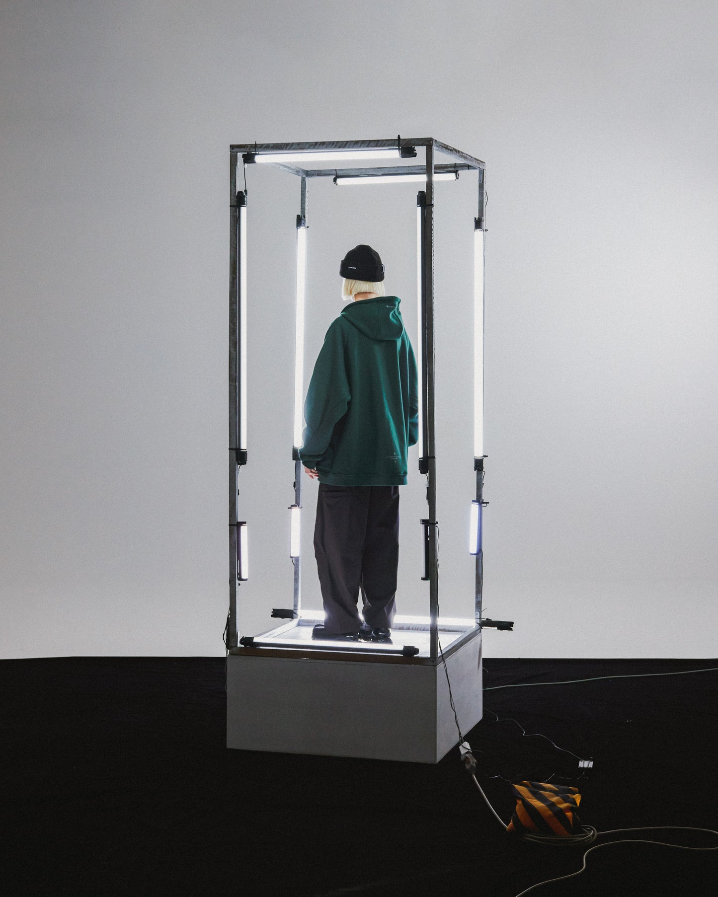 【GOOPiMADE x master-piece 】 “MEquip-H3“ Mantle Logo Hooded Sweat Jacket GREEN