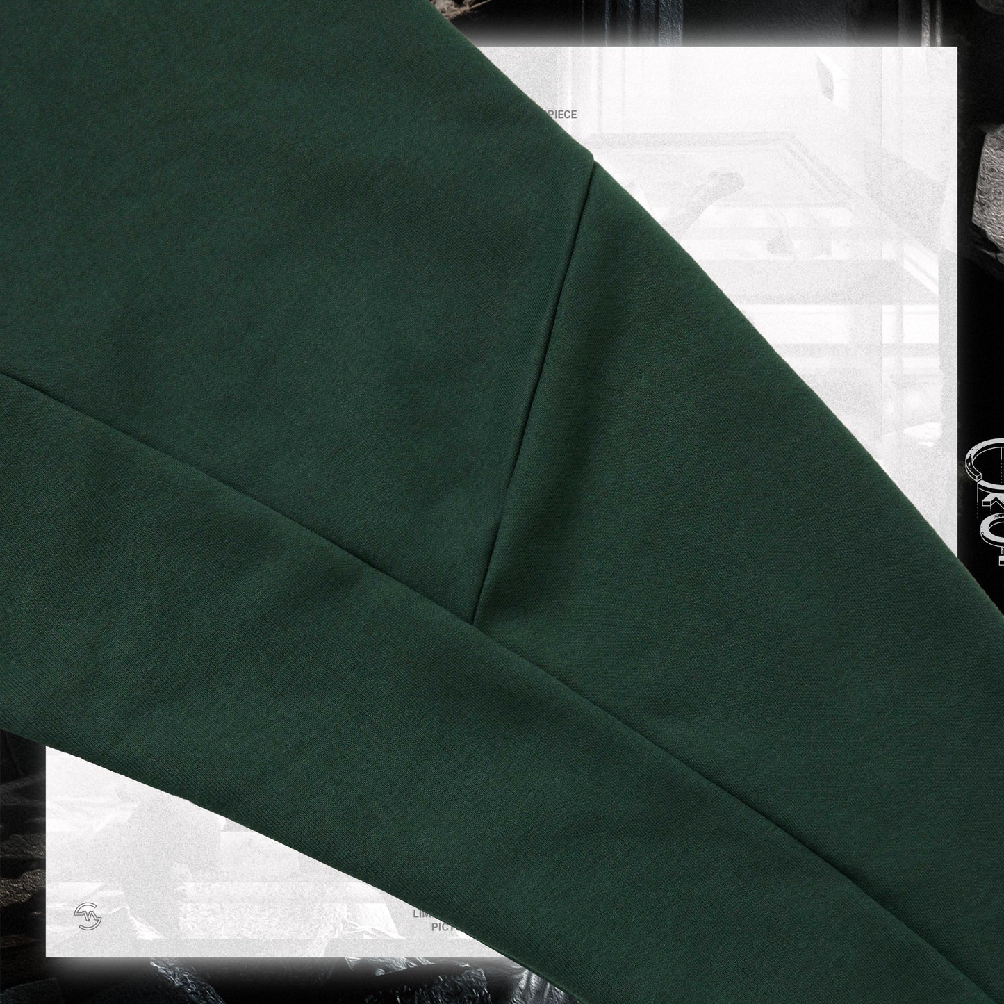 【GOOPiMADE x master-piece 】 “MEquip-H3“ Mantle Logo Hooded Sweat Jacket GREEN