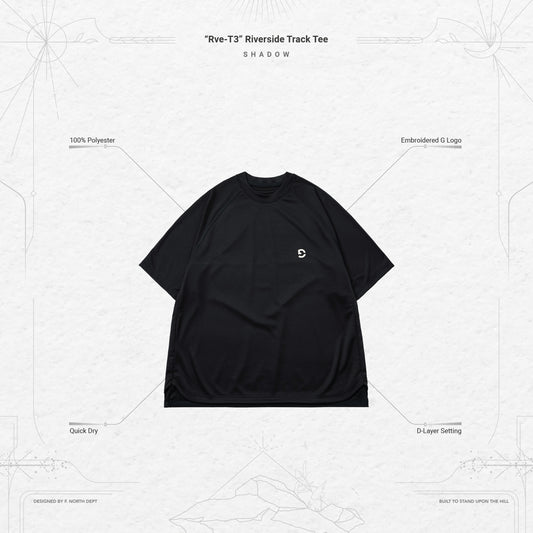 GOOPiMADE “Rve-T3“ Riverside Track Tee