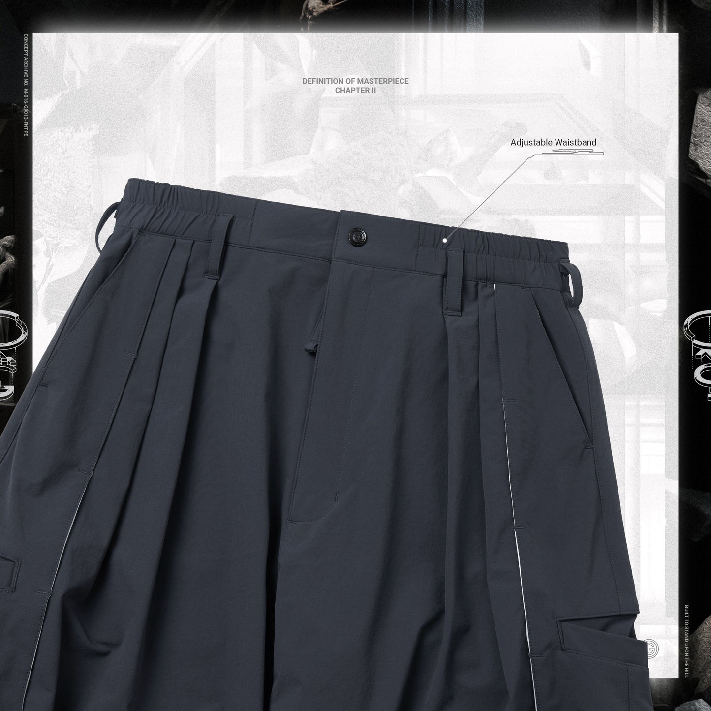 【GOOPiMADE x master-piece 】“MEquip-P1“ Double Layers Utility Trousers MARINE