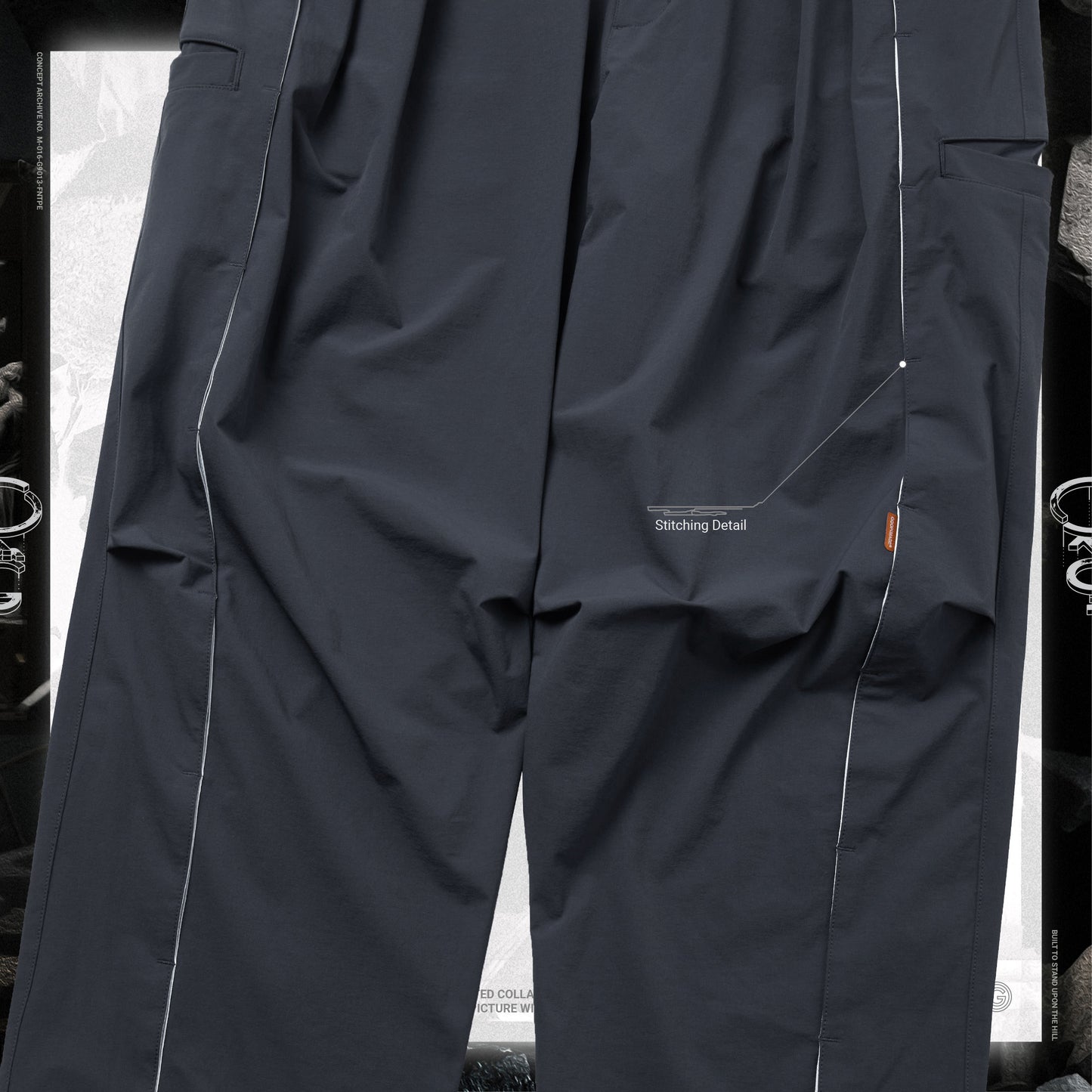 【GOOPiMADE x master-piece 】“MEquip-P1“ Double Layers Utility Trousers MARINE