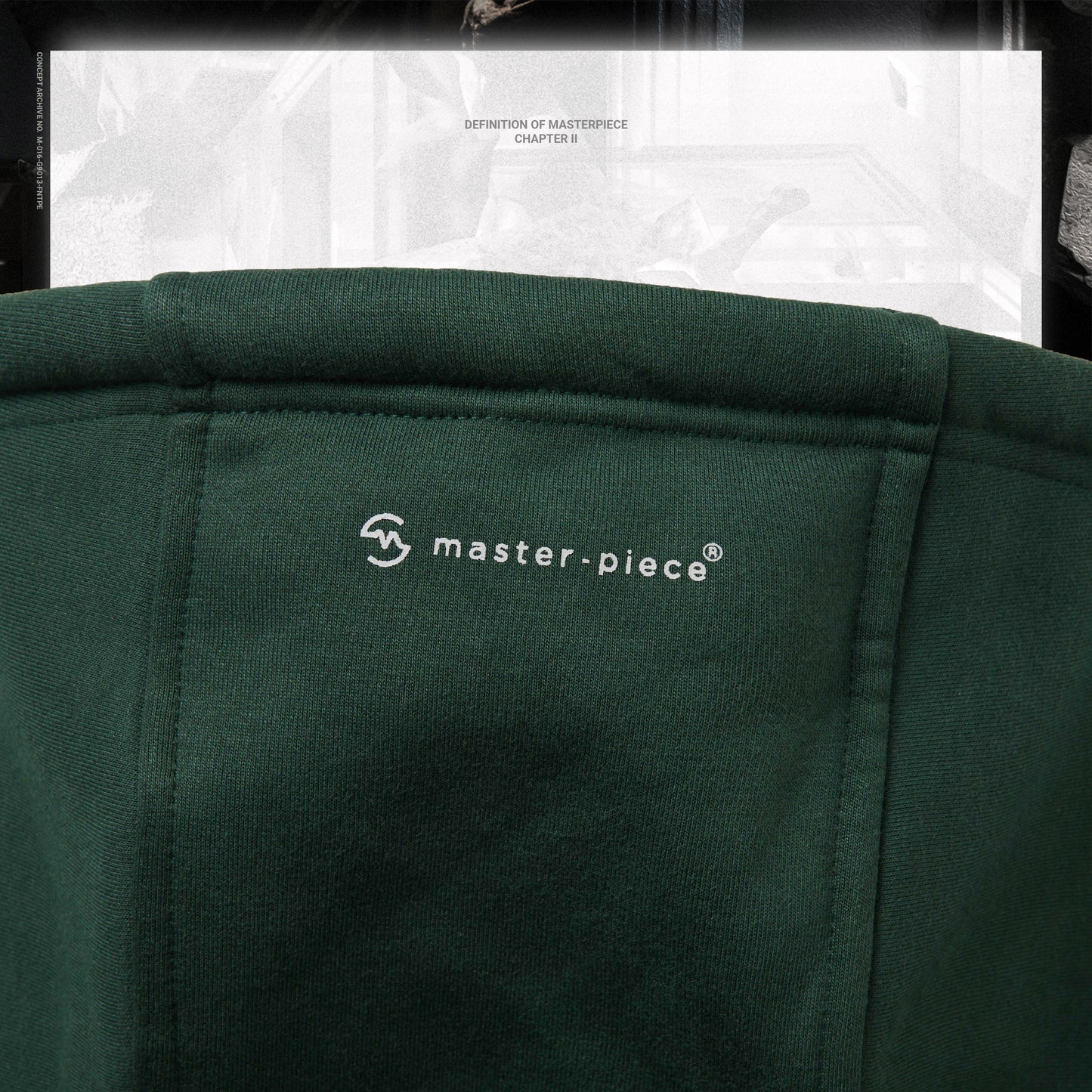 【GOOPiMADE x master-piece 】 “MEquip-H3“ Mantle Logo Hooded Sweat Jacket GREEN
