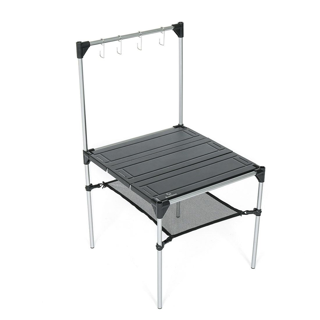 BLACKDEER (ブラックディア) Geometric folding table BLACK (テーブル) with The rack