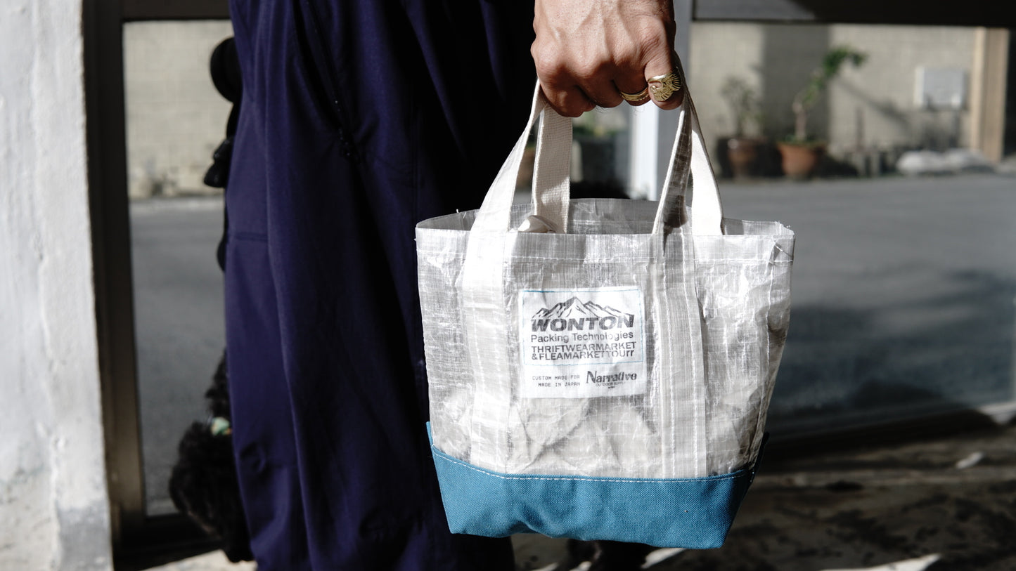 wonton tokyo × THRIFT WEAR MARKET & FLEAMARTKET TOUrr TOTEBAG MINI