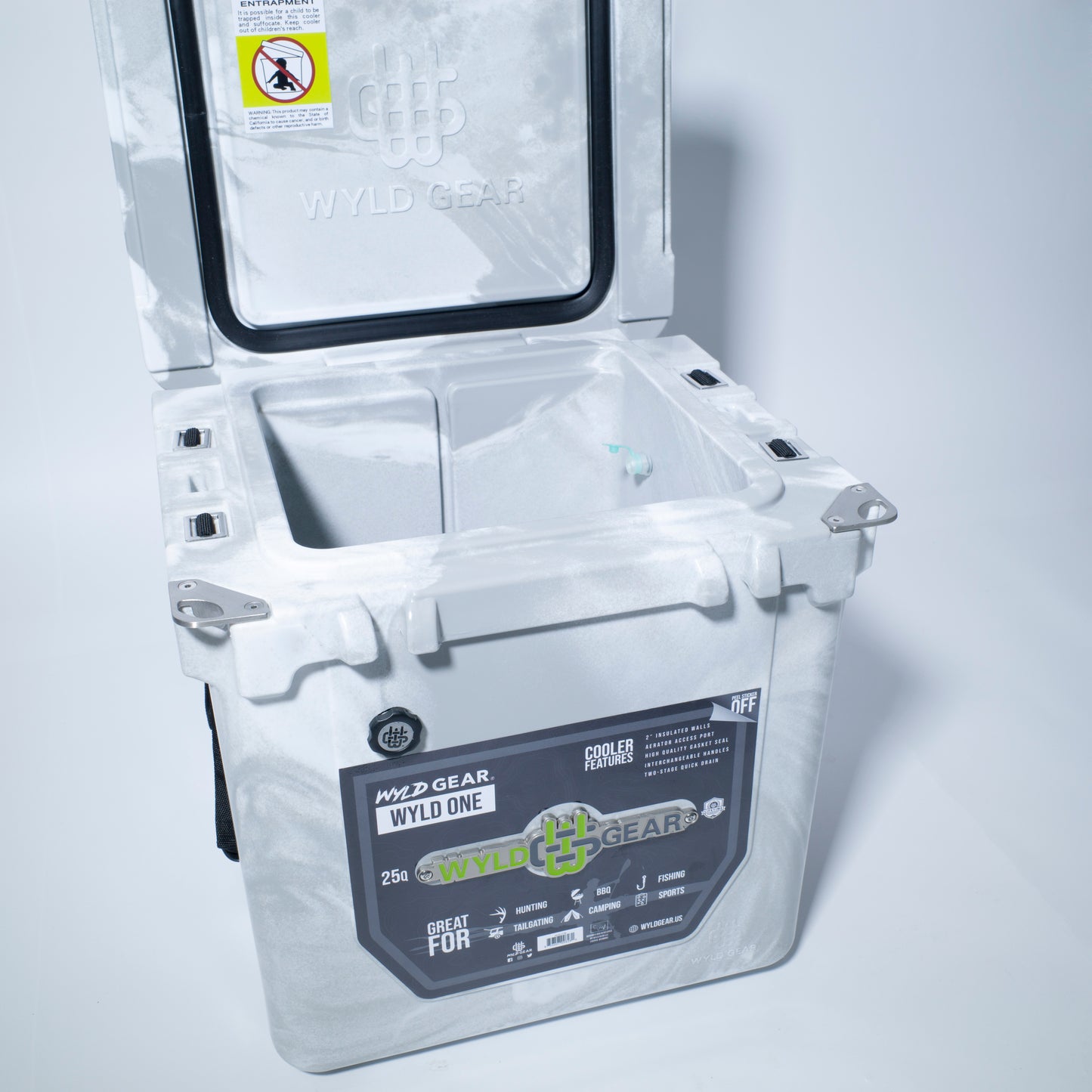 WYLD GEAR ハードクーラー 25Q GRAY