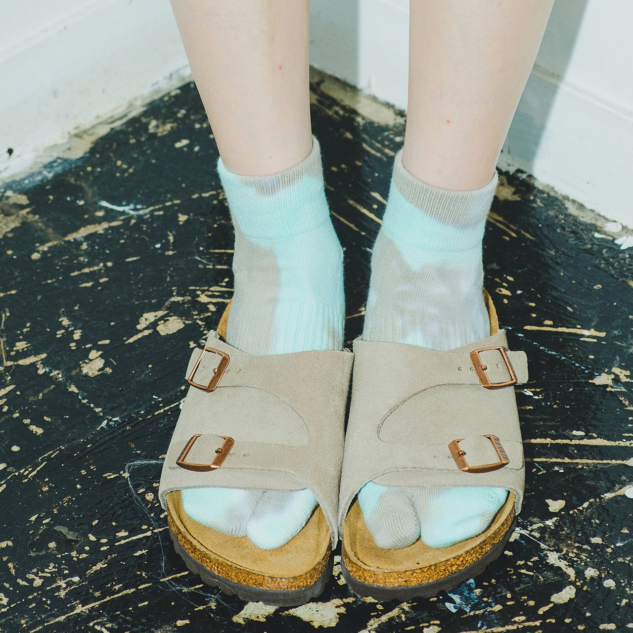 Nodal / Tie Dye Ankle Socks