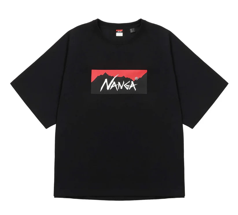 NANGA ECO HYBRID BOX LOGO LOOSE FIT TEE