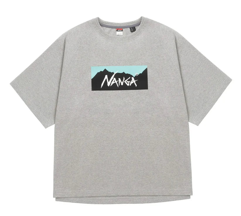 NANGA ECO HYBRID BOX LOGO LOOSE FIT TEE