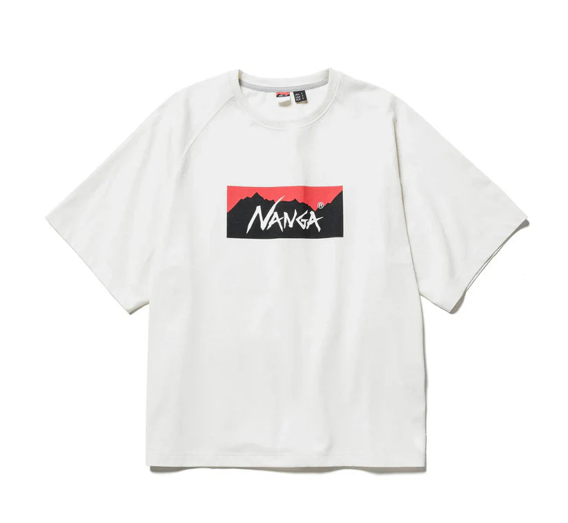 NANGA ECO HYBRID BOX LOGO LOOSE FIT TEE – narrative outdoor supply
