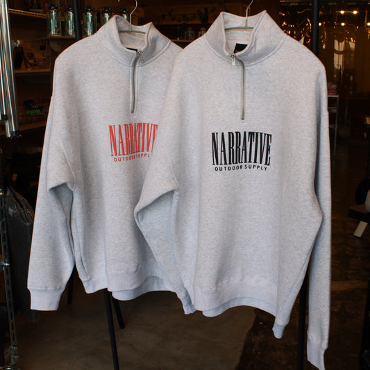 Narrative Original / Half Zip Sweat ハーフジップスウェット