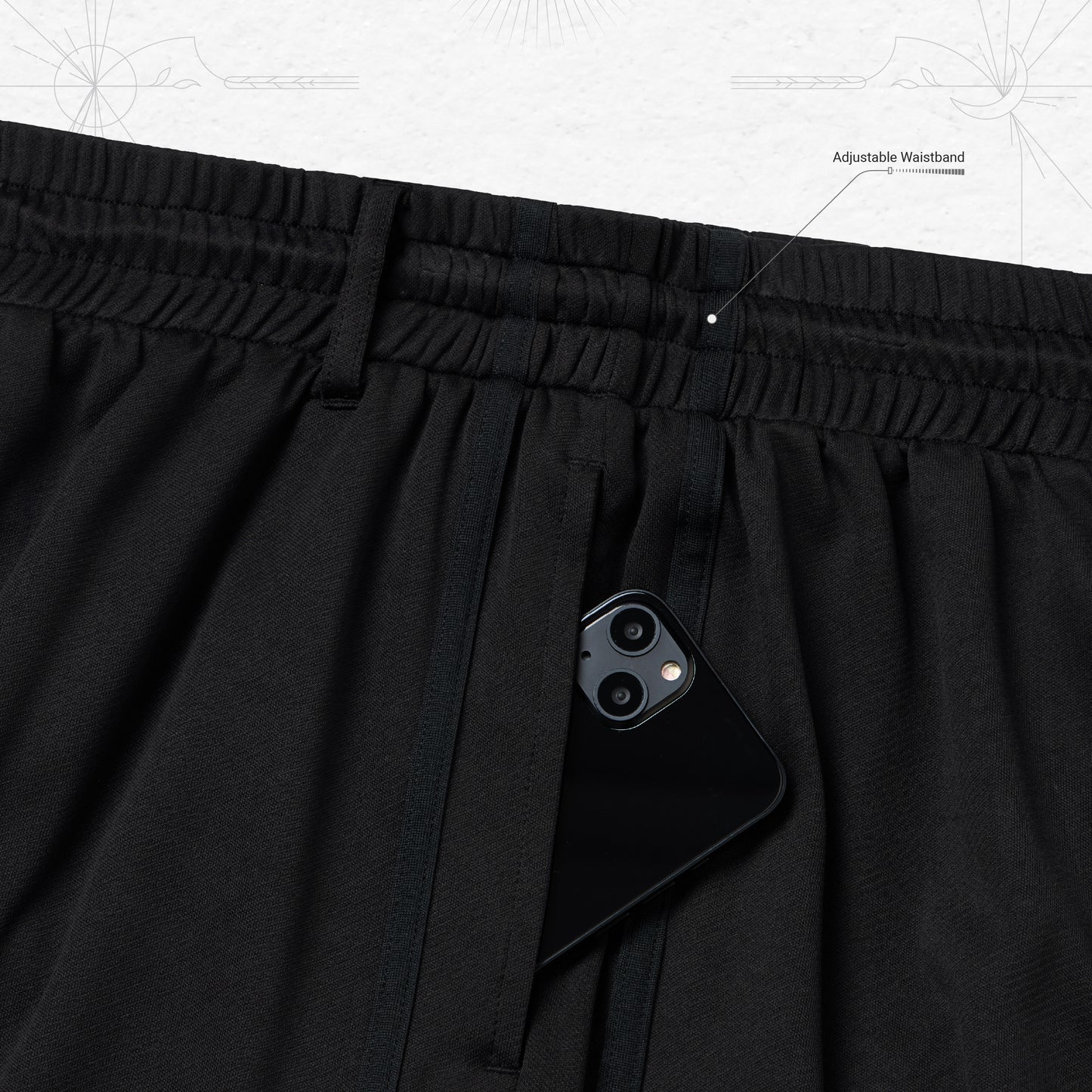 【GOOPiMADE】“Rve-S3 “ Riverside Track Shorts SHADOW