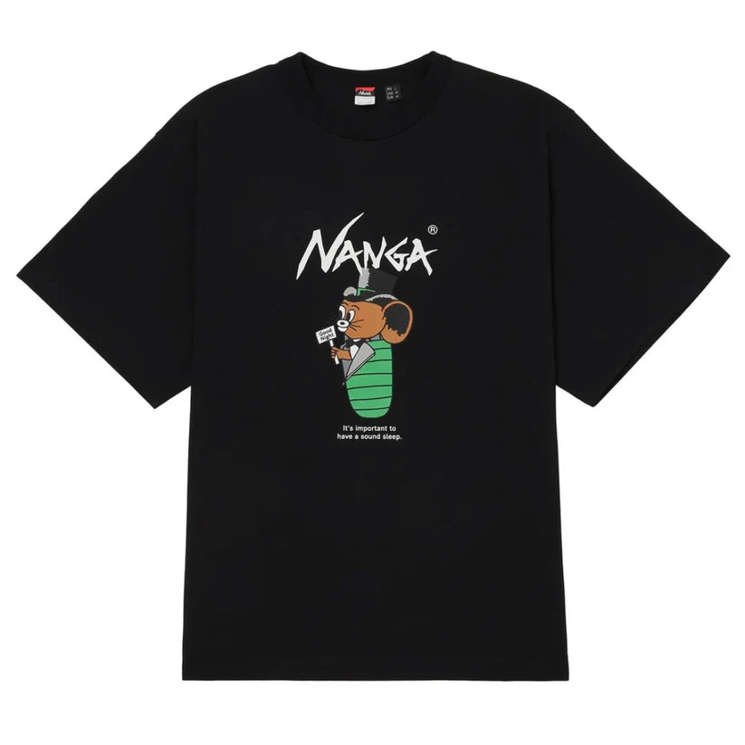 NANGA × JERRY UKAI ECO HYBRID SLEEPING JERRY MARQUEZ TEE