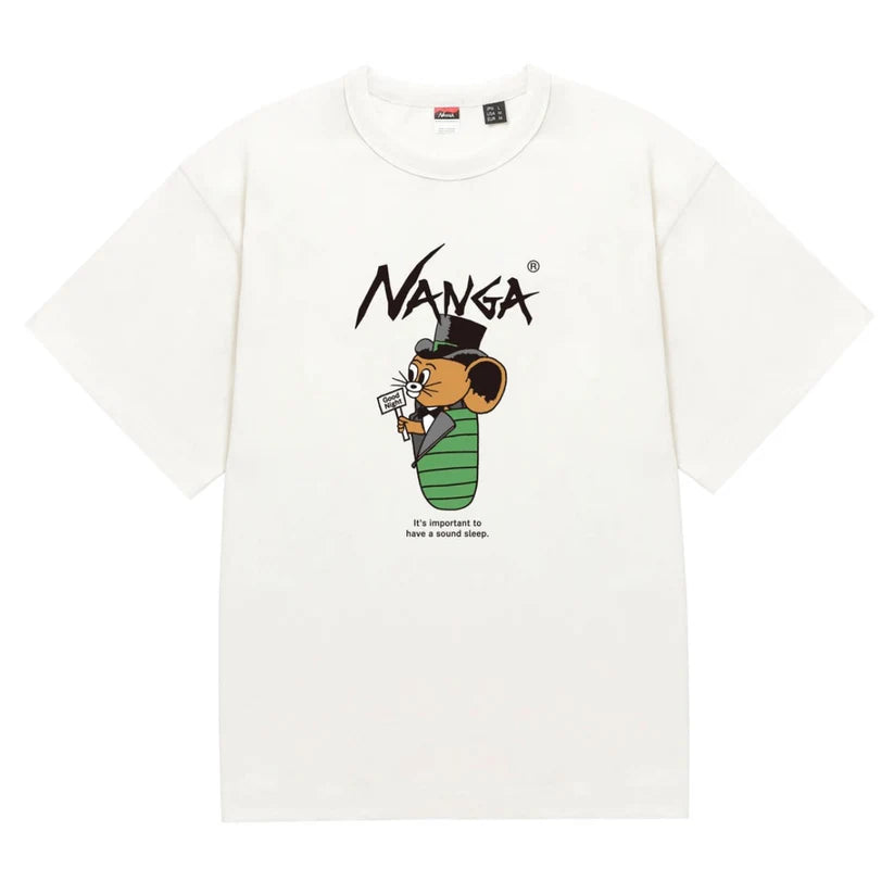 NANGA × JERRY UKAI ECO HYBRID SLEEPING JERRY MARQUEZ TEE