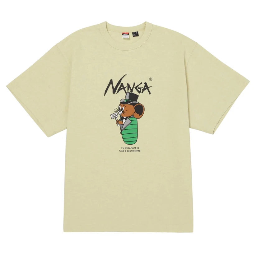 NANGA × JERRY UKAI ECO HYBRID SLEEPING JERRY MARQUEZ TEE