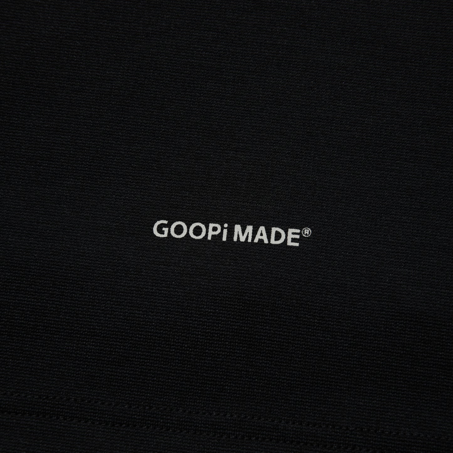 【GOOPiMADE】“G_model-03“ Just a Normal L/S Tee Black