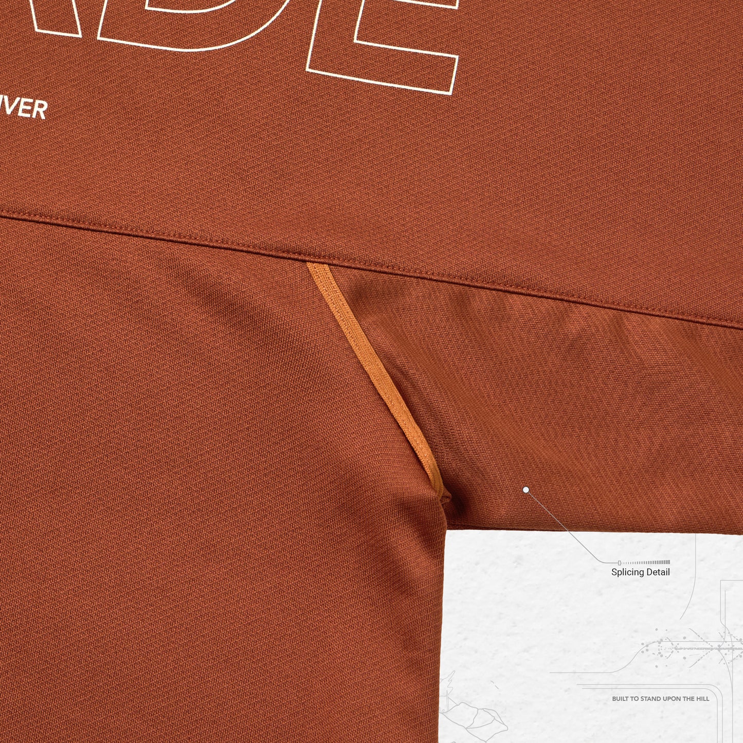 【GOOPiMADE】“Rve-T3 “ Riverside Track Tee PUMPKIN