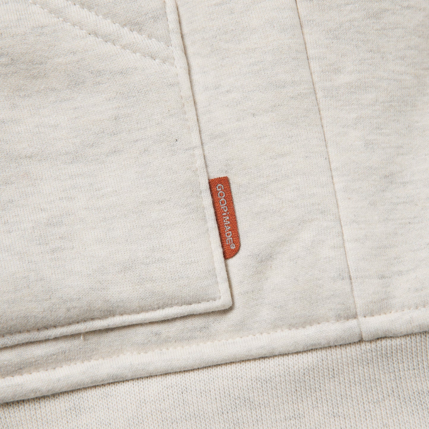 【GOOPiMADE x master-piece 】 “MEquip-H3“ Mantle Logo Hooded Sweat Jacket IVORY