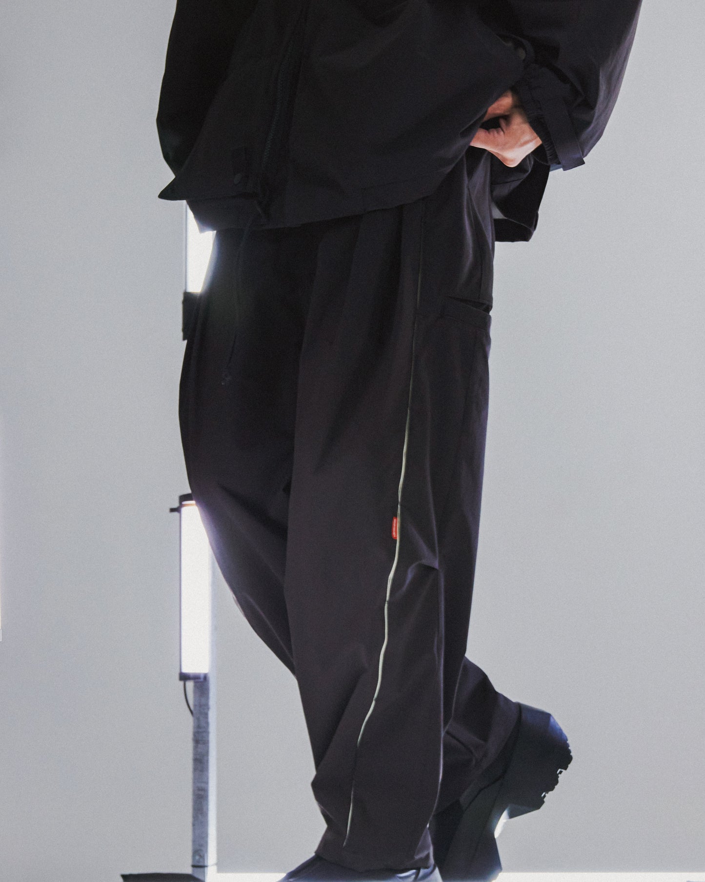 【GOOPiMADE x master-piece 】“MEquip-P1“ Double Layers Utility Trousers BLACK