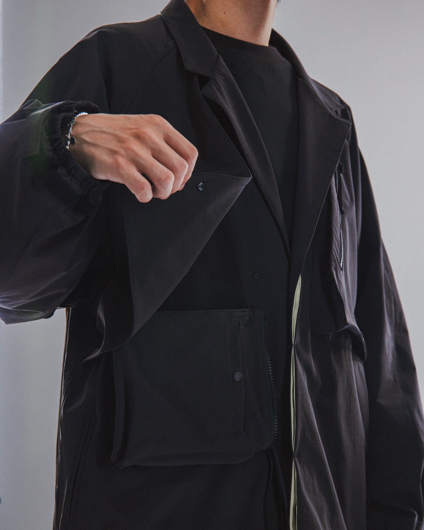 【GOOPiMADE x master-piece 】“MEquip-B5“ Multi-Pocket Utility Suit BLACK