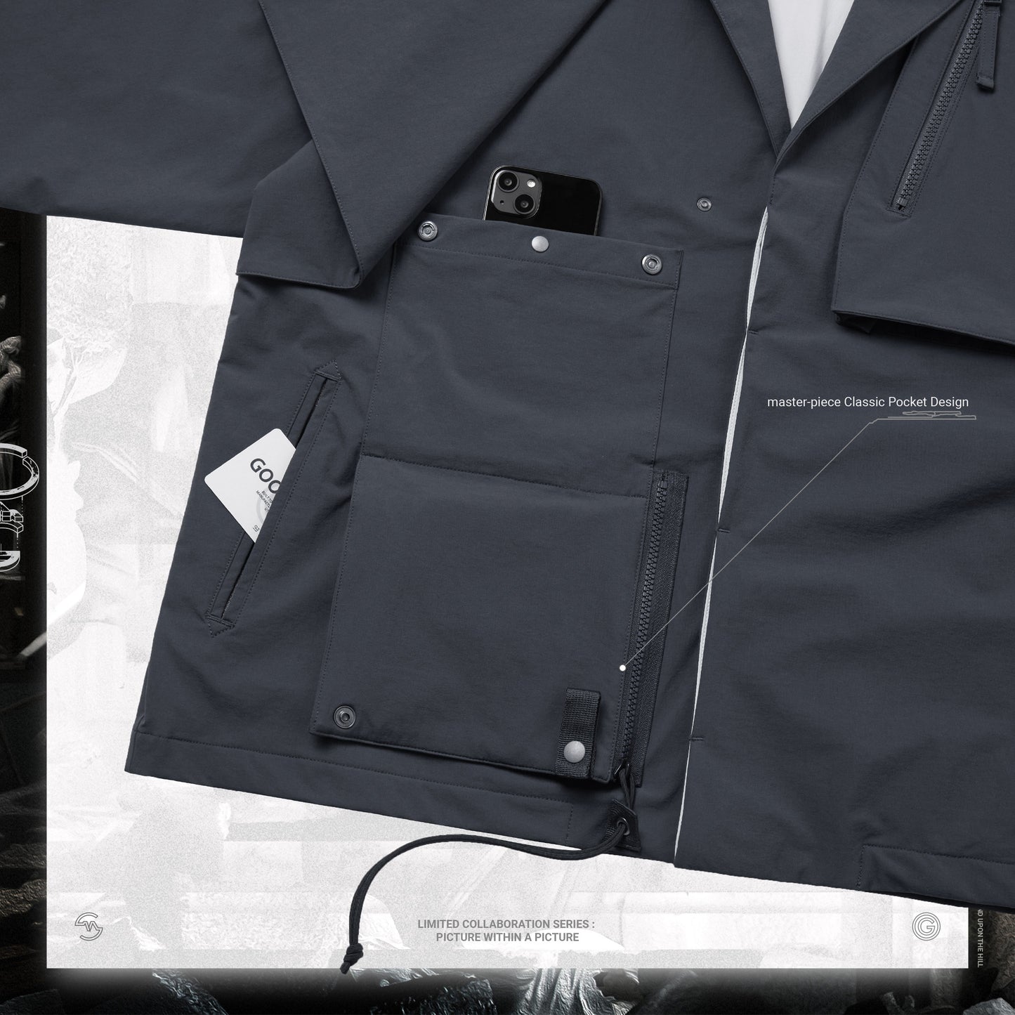 【GOOPiMADE x master-piece 】“MEquip-B5“ Multi-Pocket Utility Suit MARINE